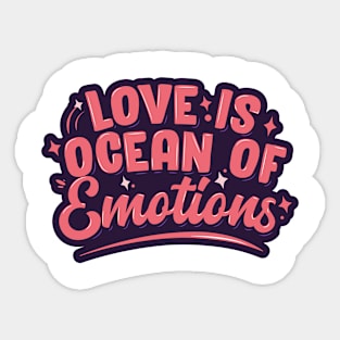 Ocean of Emotion Sticker